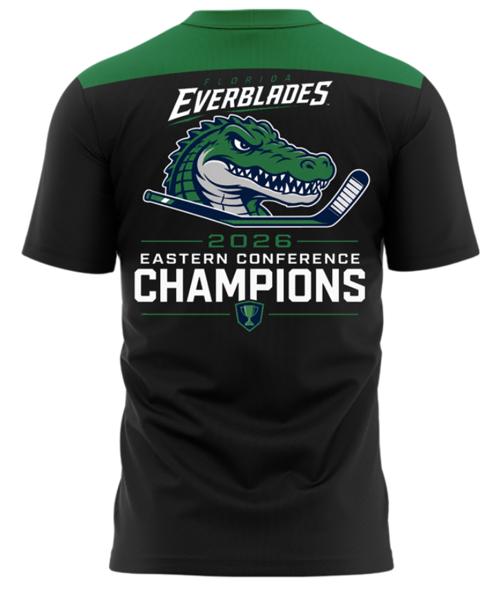Limited Edition Florida Everblades 2026 Kelly Cup Champions TShirt