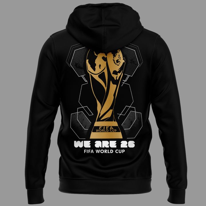 Exclusive Version FIFA World Cup 2026 Black Hoodie