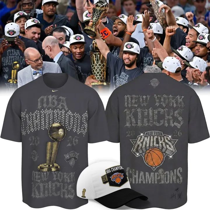 NY Knicks 2026 Finals Champions Limited Edition Locker Room Tshirt