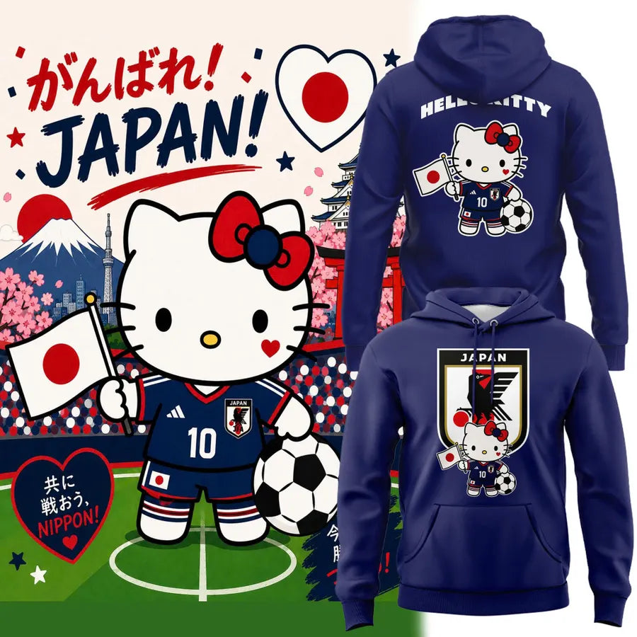 Limited Edition Japan Soccer x Hello Kitty Shirt