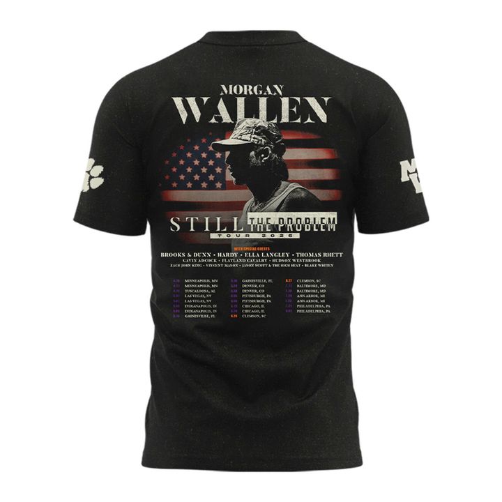 Morgan Wallen Still The Problem Tour x Clemson Tigers T-Shirt