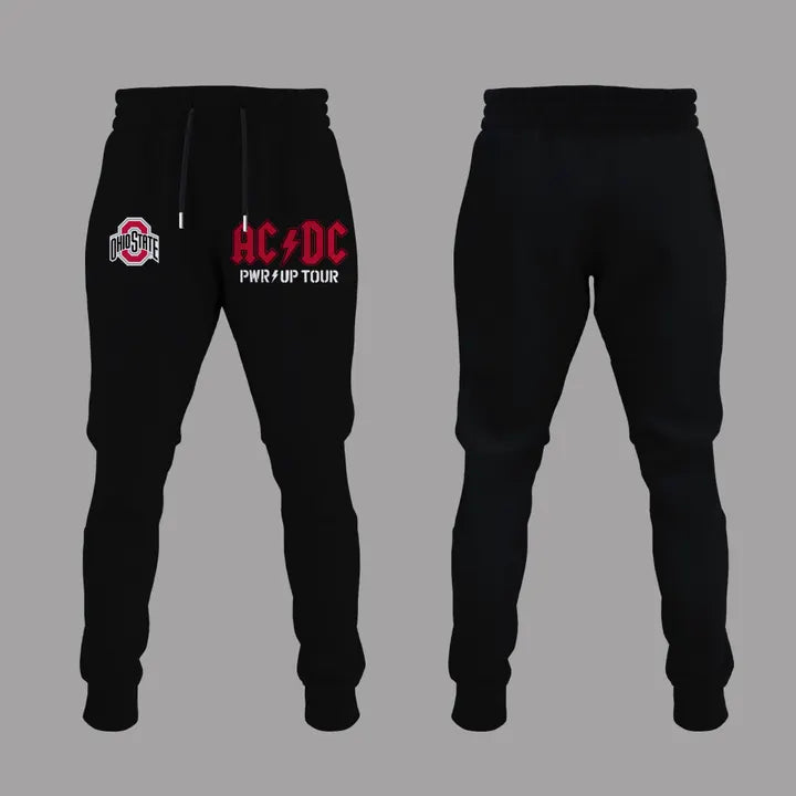 02.08. New Shirt AC/DC x Ohio State Football - Power Up Tour 2026 At Ohio Stadium T-Shirt
