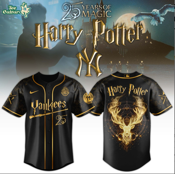 New York Yankees Harry Potter 25 Years Of Magic Game Night 2026 Limited Edition Jersey