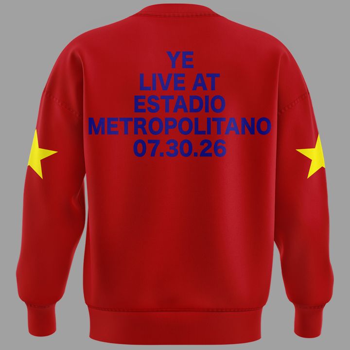 2026 Ye Live Concert Tour - SPAIN MADRID SWEATSHIRT-01