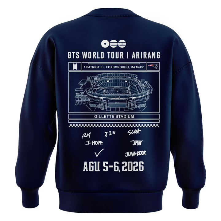 Exclusive Edition BTS x New England Patriots Sweatshirt 2026