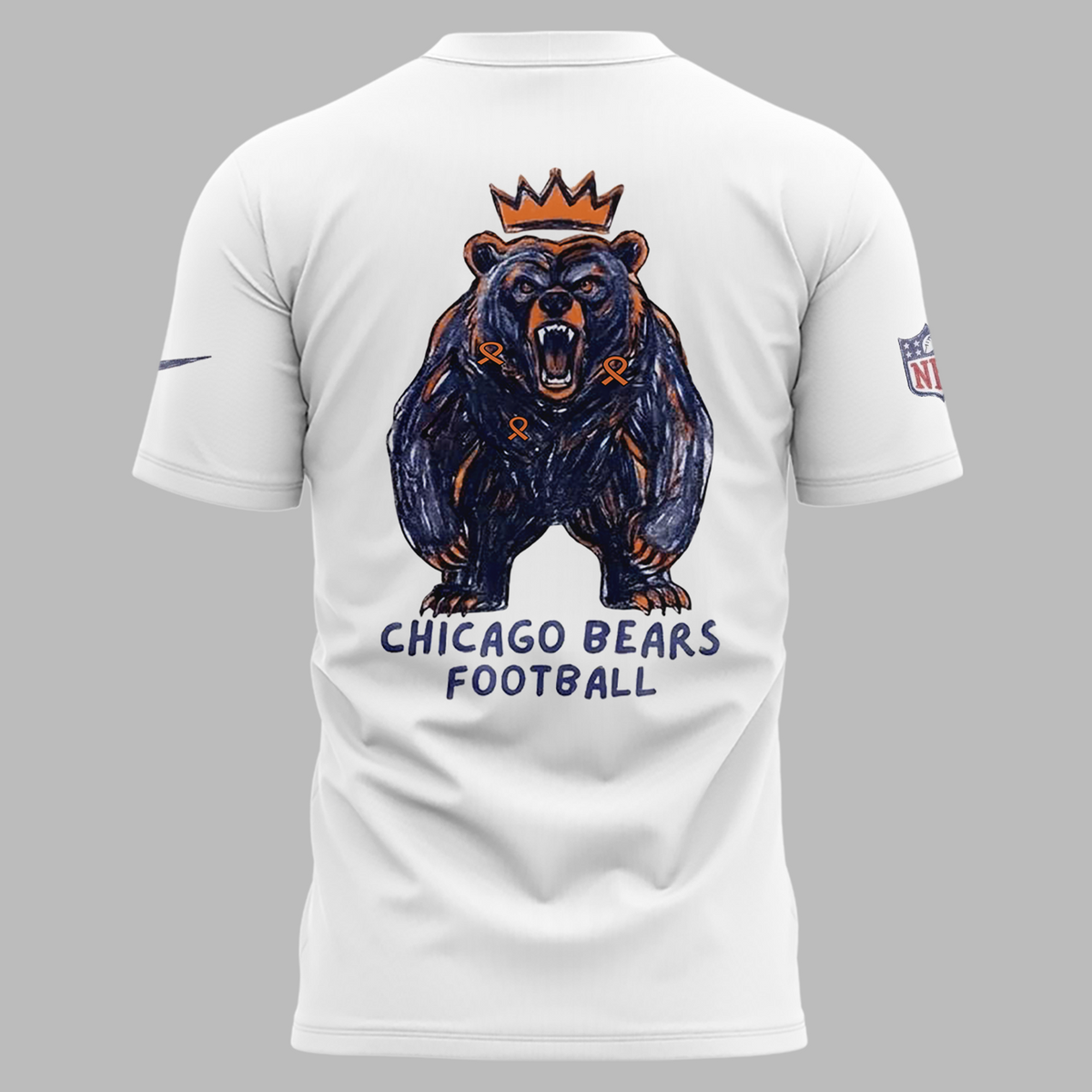 Limited Edition Chicago Bears Tshirt Designed By Young Heroes Battling Cancer
