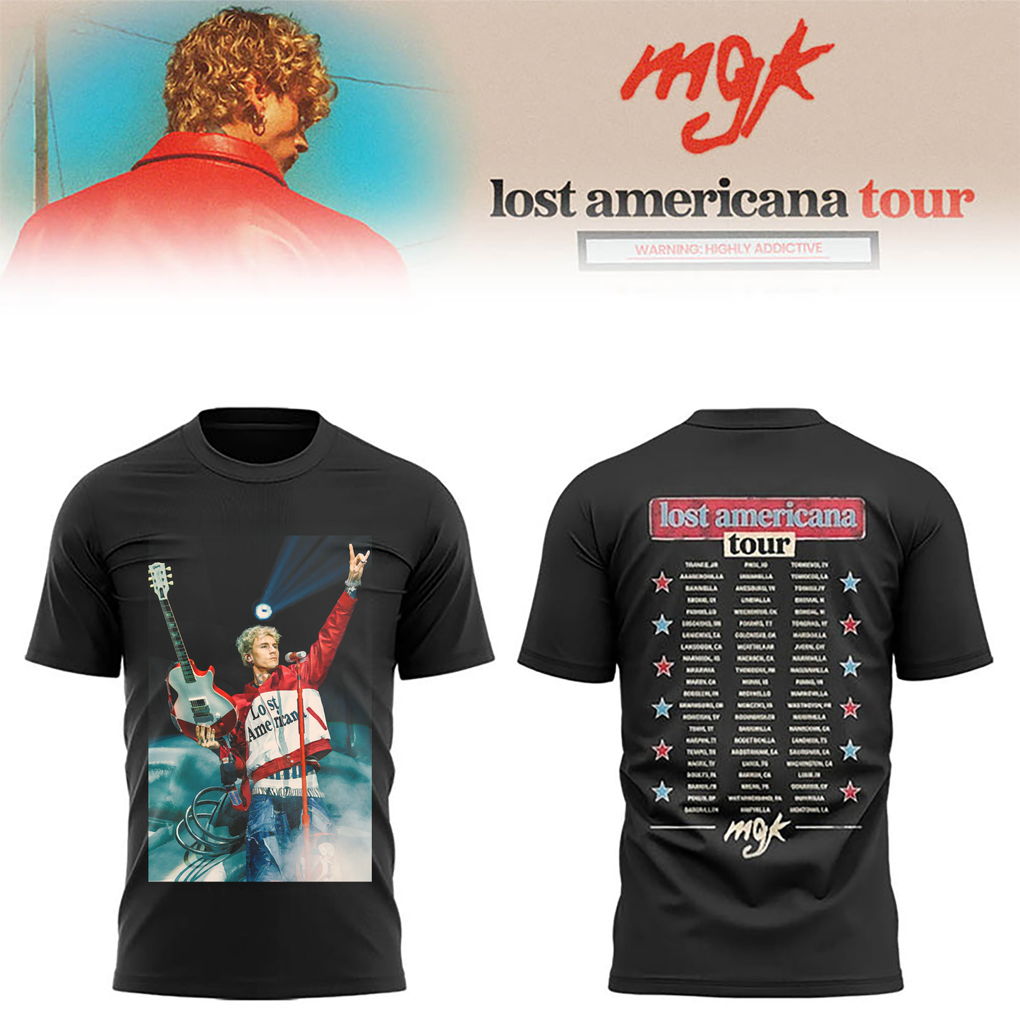 Limited Edition Lost Americana Tour Tshirt