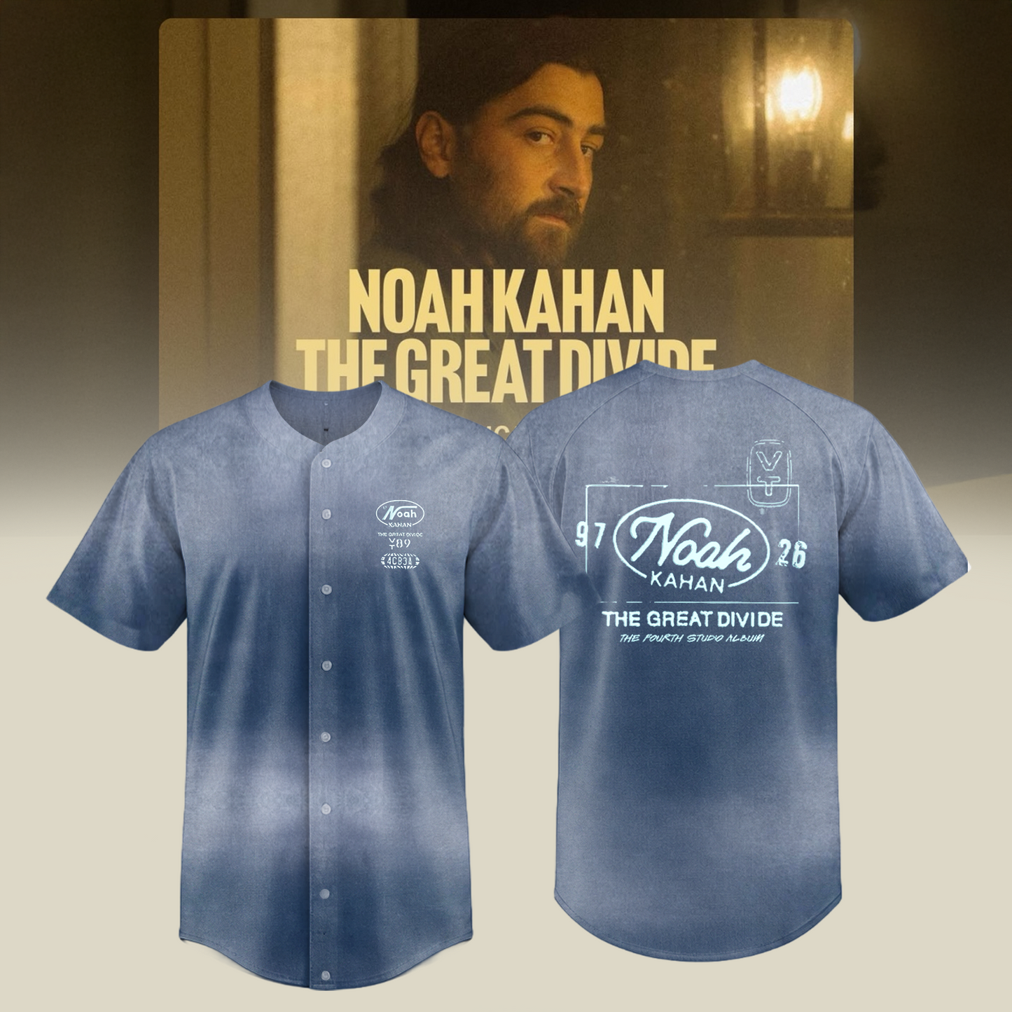 Noah Kahan Tour 2026 Jersey Limited Edition
