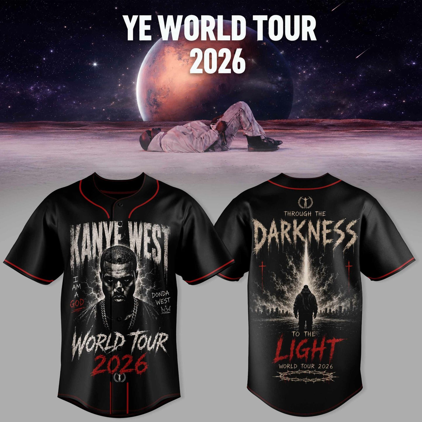 Bully Live Concert Tour 2026 Premium 3D Baseball Jersey – Concert Edition