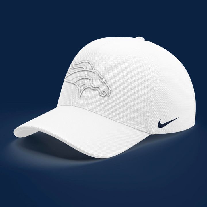 Denver Broncos White Out Pullover Hoodie 2025