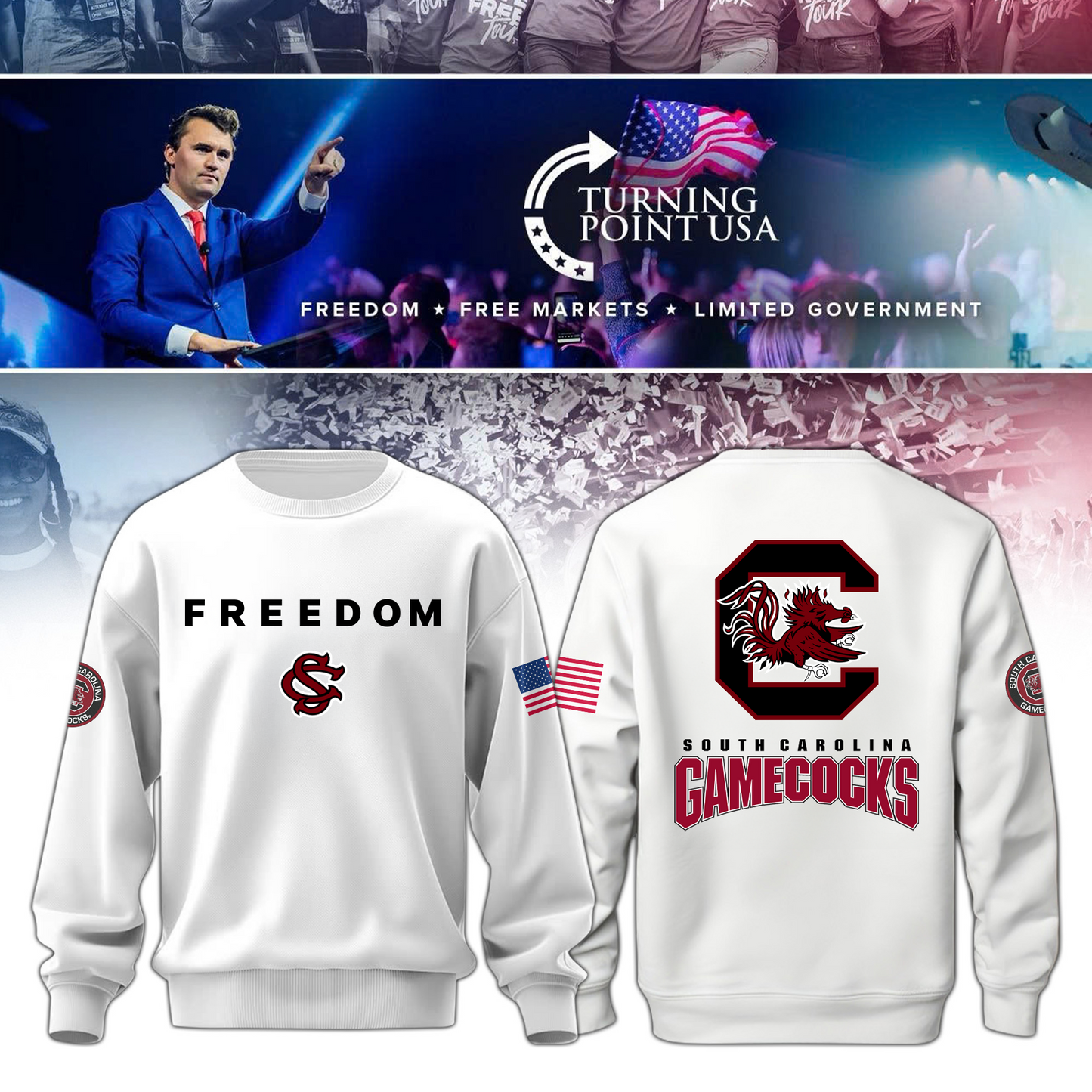 South Carolina Gamecocks Freedom Sweatshirt
