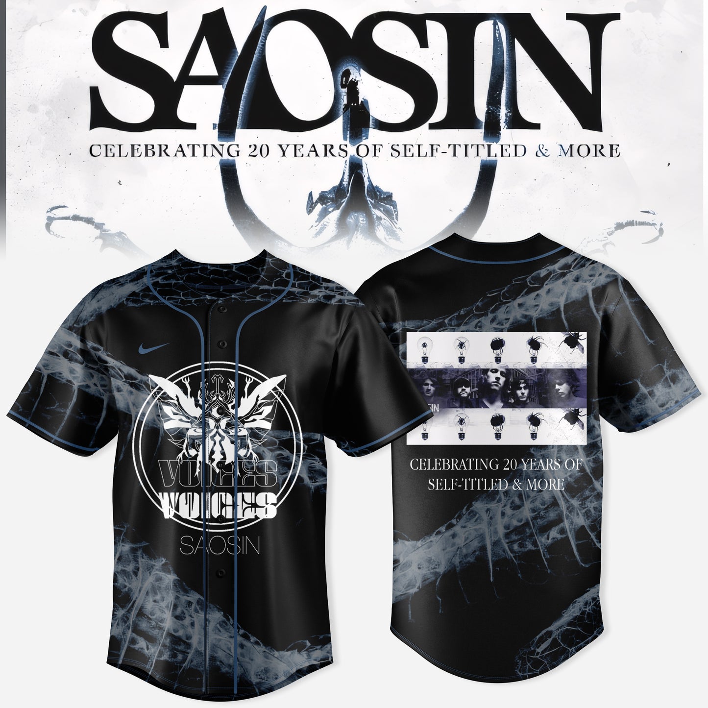 _SAOSIN — 20 YEARS OF POST-HARDCORE LEGACY JERSEY