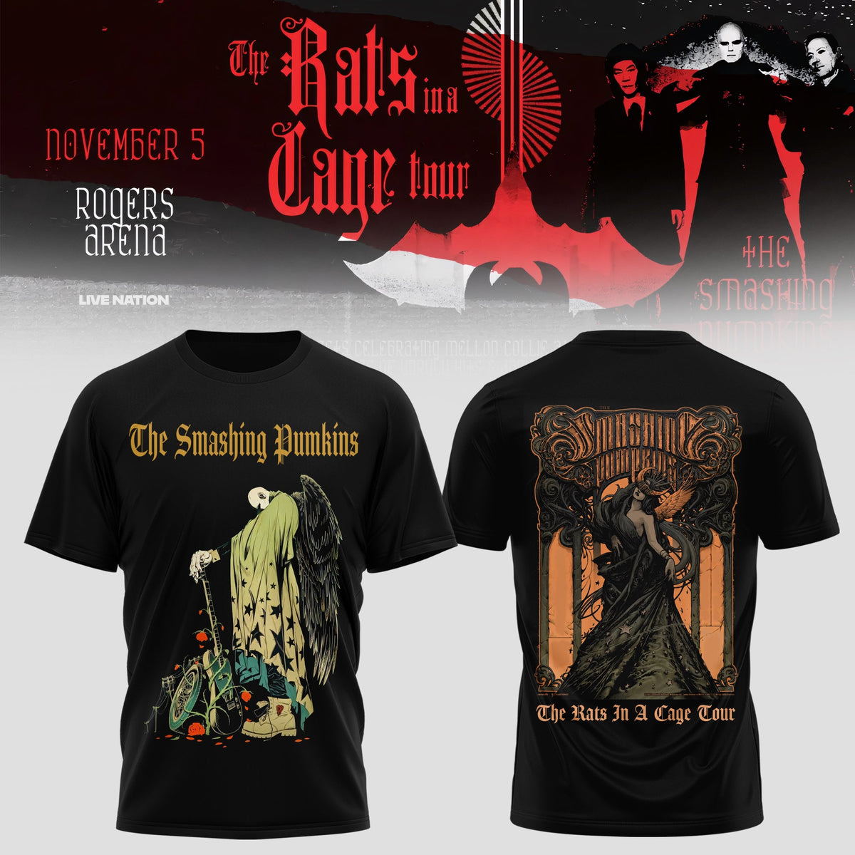THE SMASHING PUMPKINS – THE RATS IN A CAGE TOUR TEE