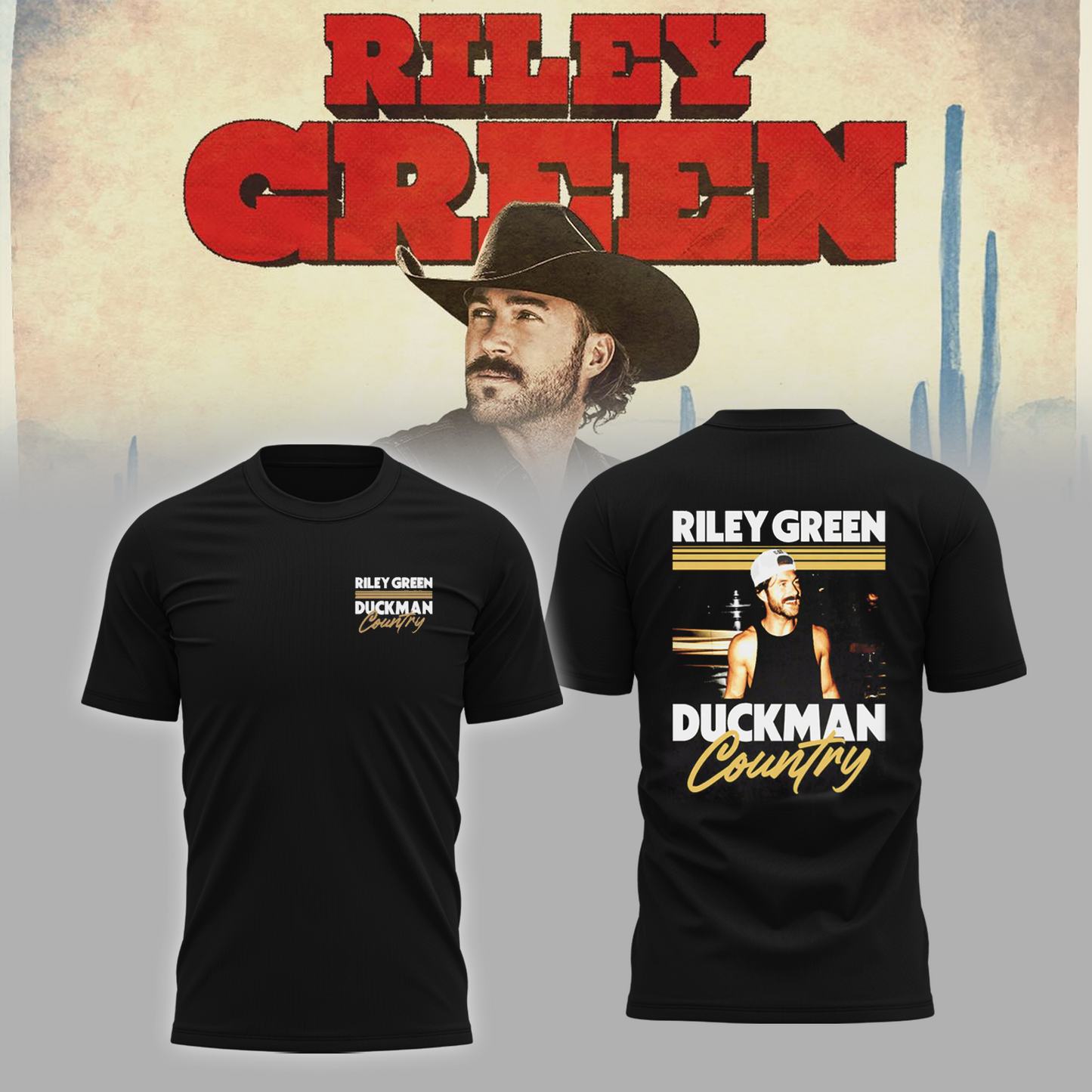 Riley Green Cowboy As It Gets Tour 2026 Edition Tshirt