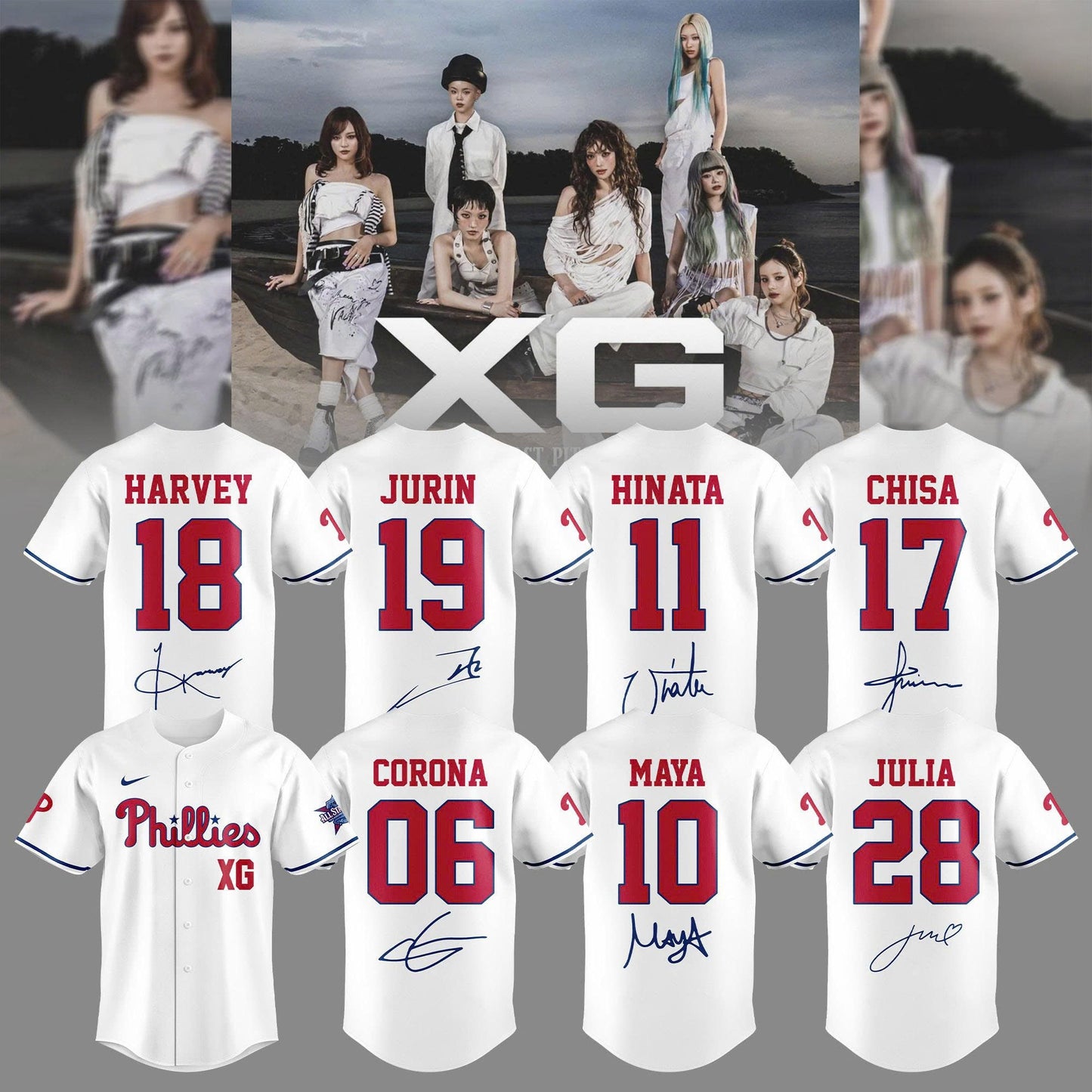 _”XG WORLD TOUR: THE CORE” Jersey Baseball