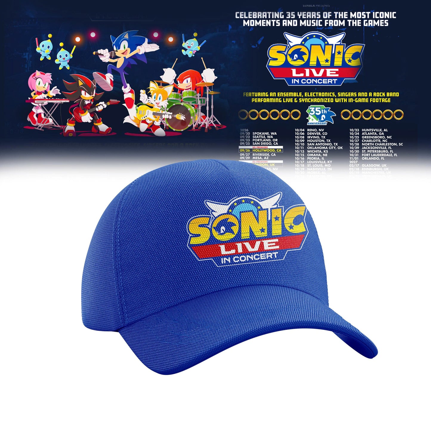 Sonic Live In Concert 2026 Limited Luxury Hat Are Here