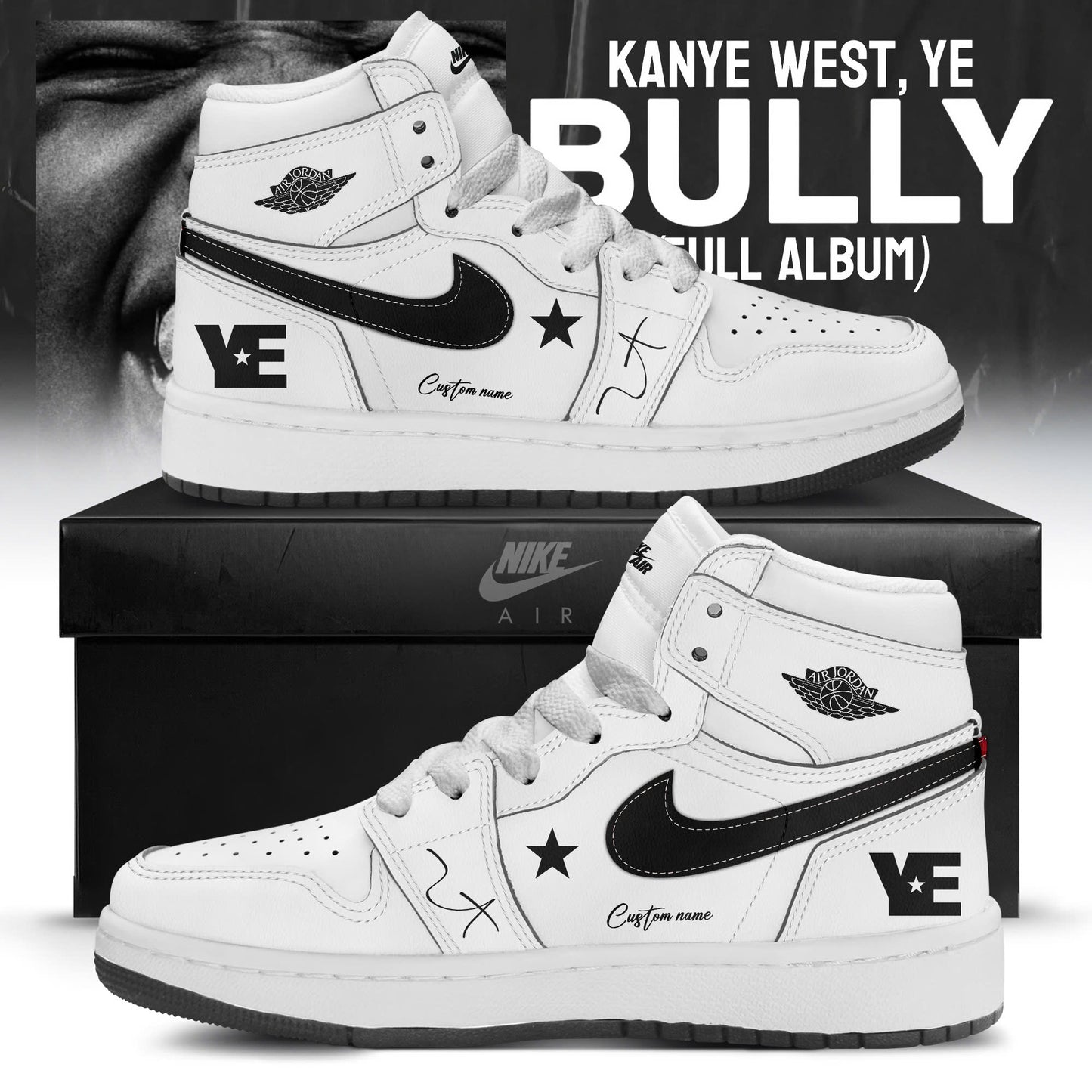 Ye 2026 Signature Limited Edition AJ1 Sneaker