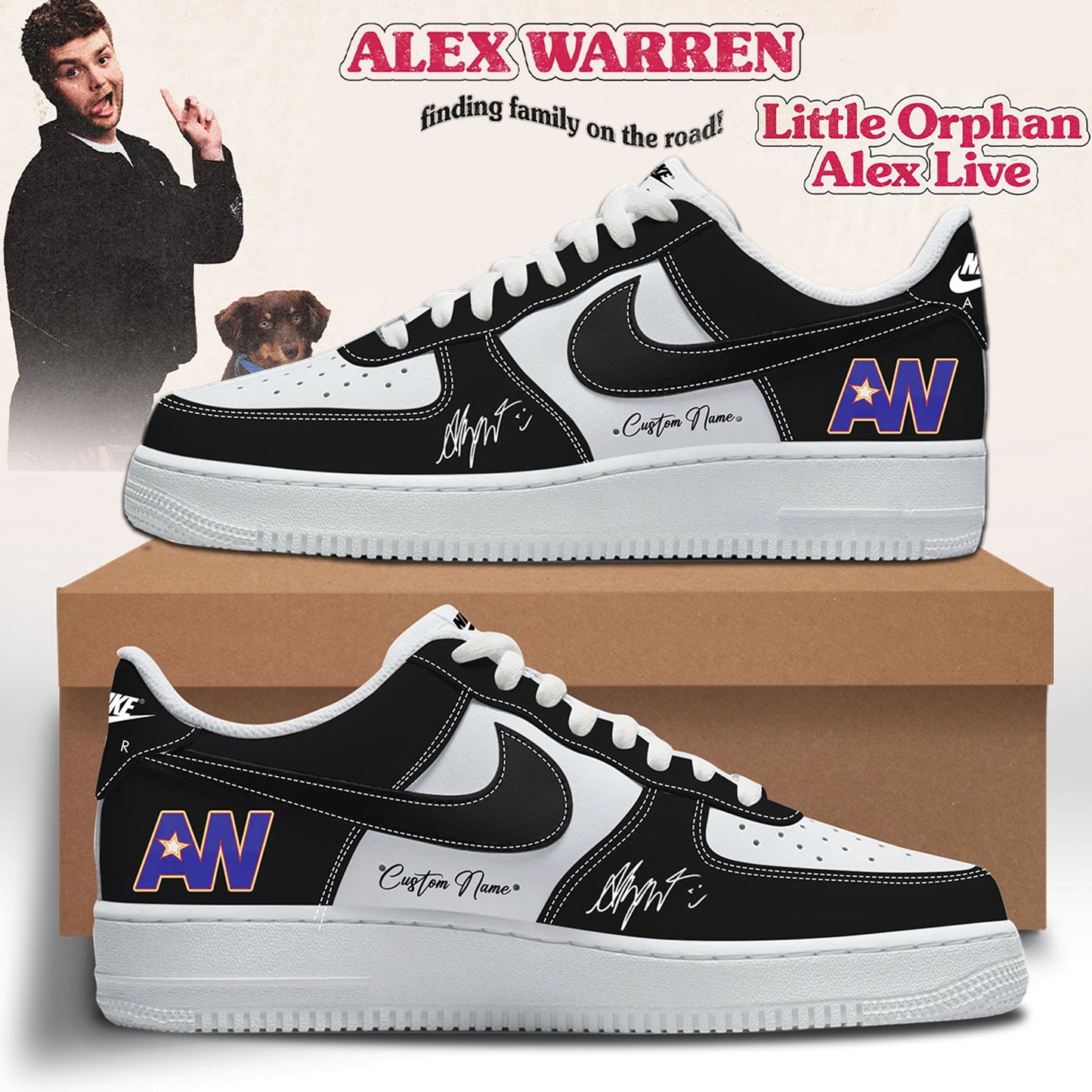 .Alex Warren’s “Little Orphan Alex” Tour Shoes