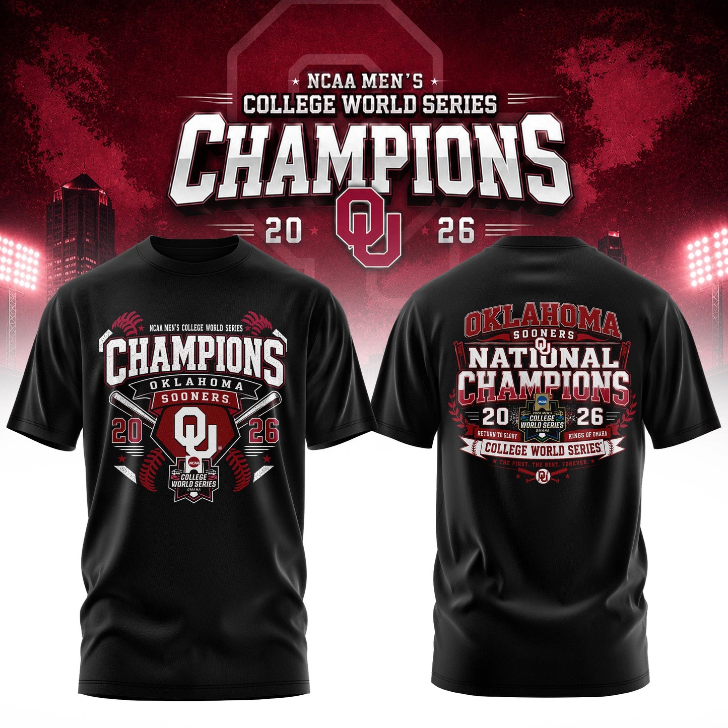 _ Men’s College World Series Champions 2026 Edition Tee