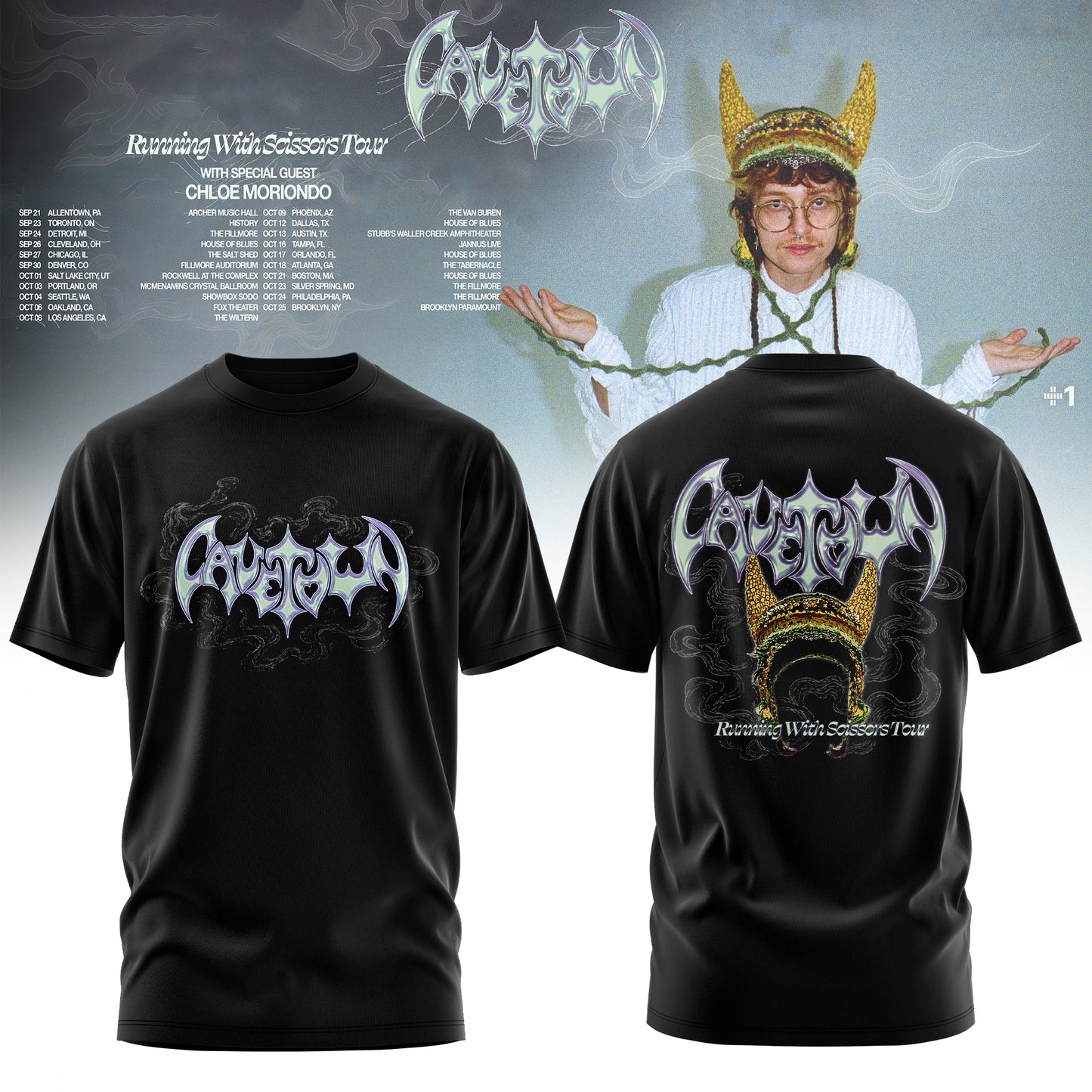 Cavetown – Running With Scissors Tour 2026 Limited T-Shirt