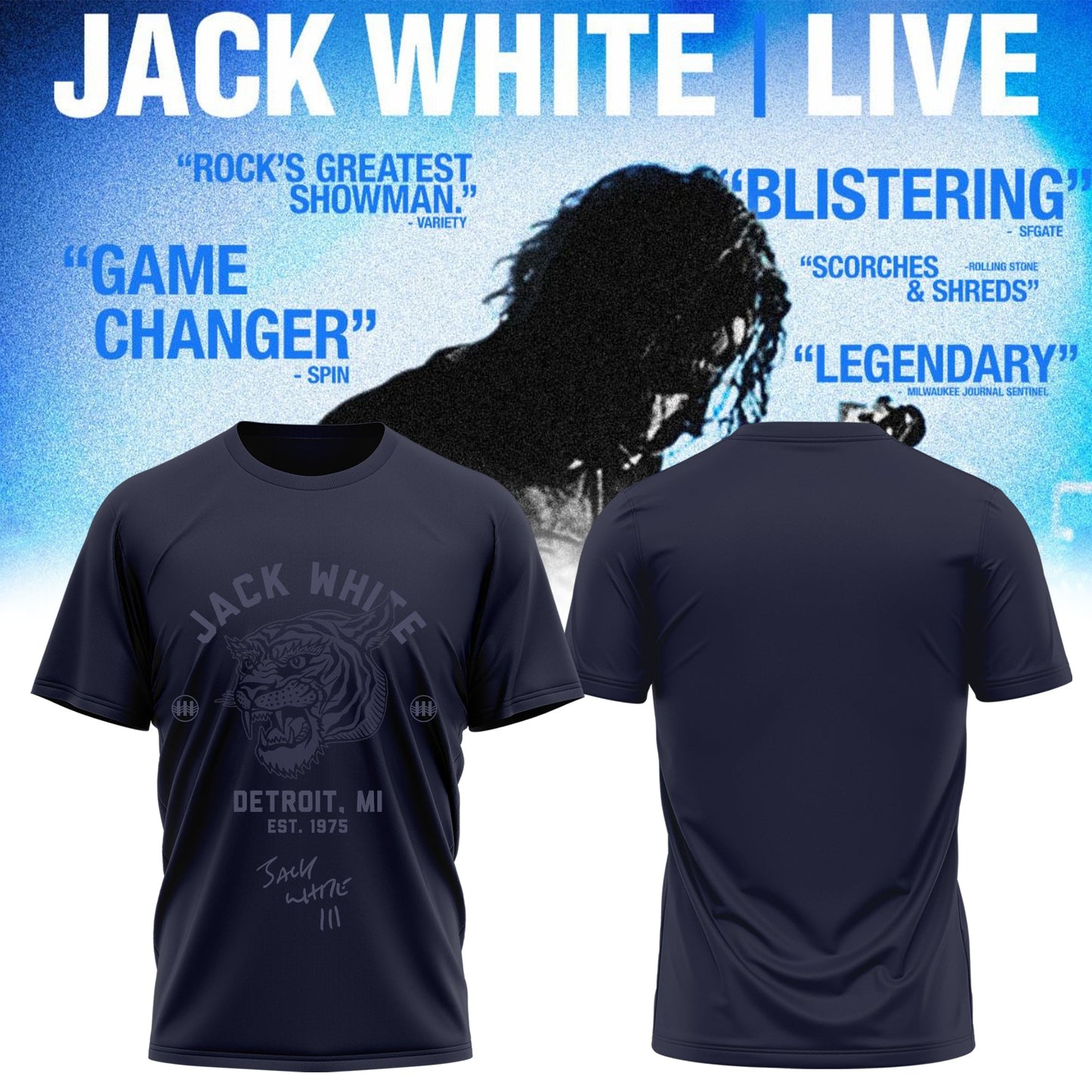 Jack White Live 2026 – TShirt