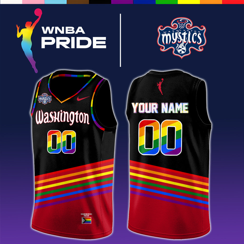 Washington Mystics 2026 WNBA x Pride Day Jersey Limited Edition
