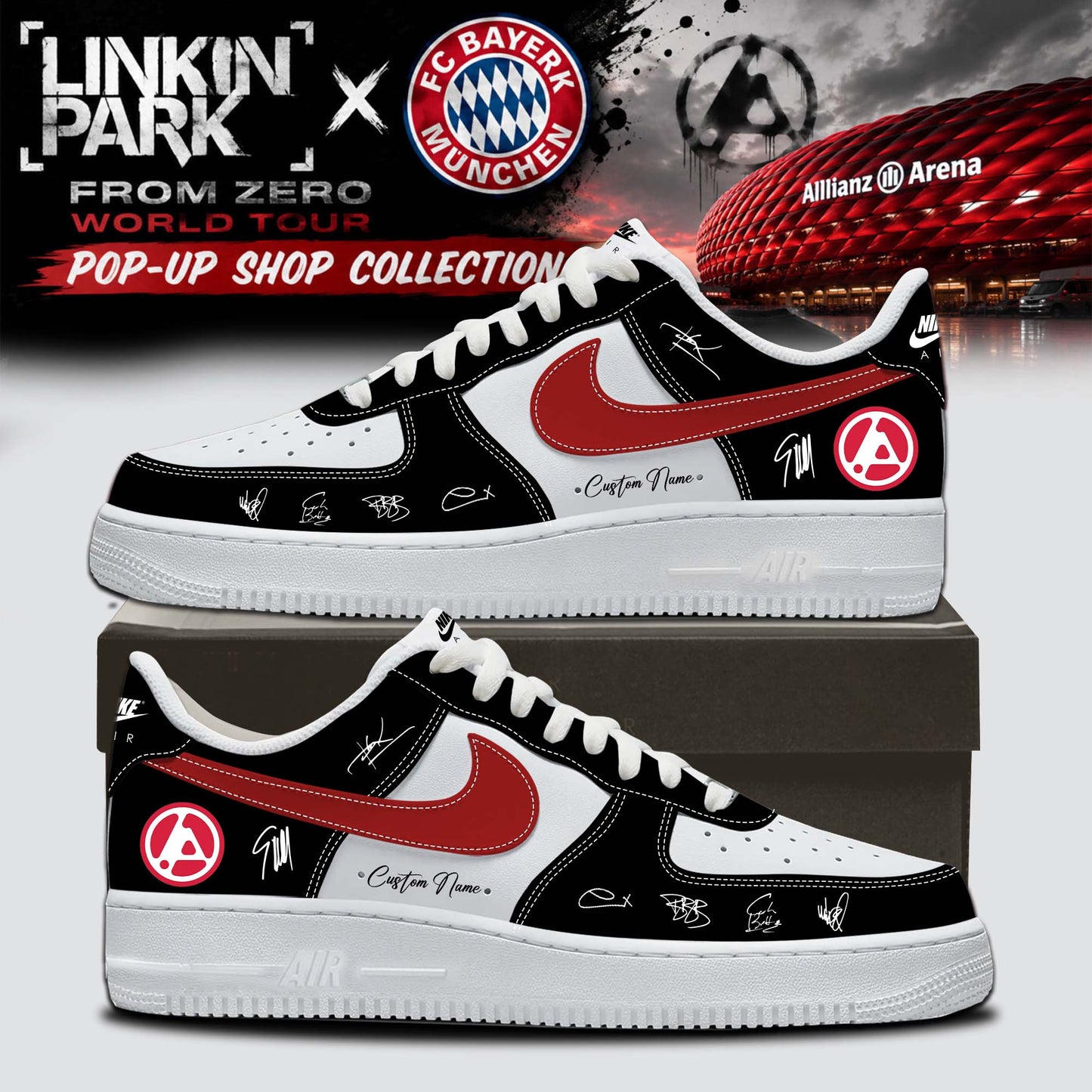 Linkin Park x FC Bayern München Shoes 35