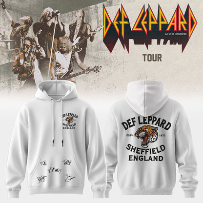 .Def Leppard Live 2026 Limited Edition Signature – Hoodie