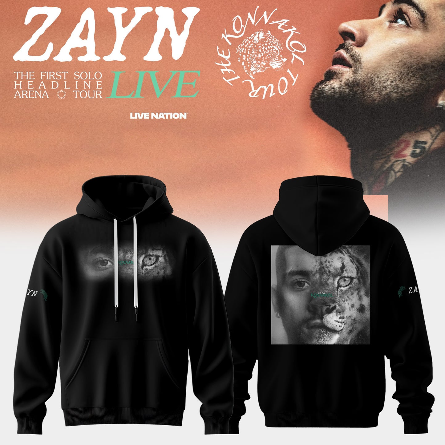 ..Zayn THE KONNAKOL TOUR signature Hoodie
