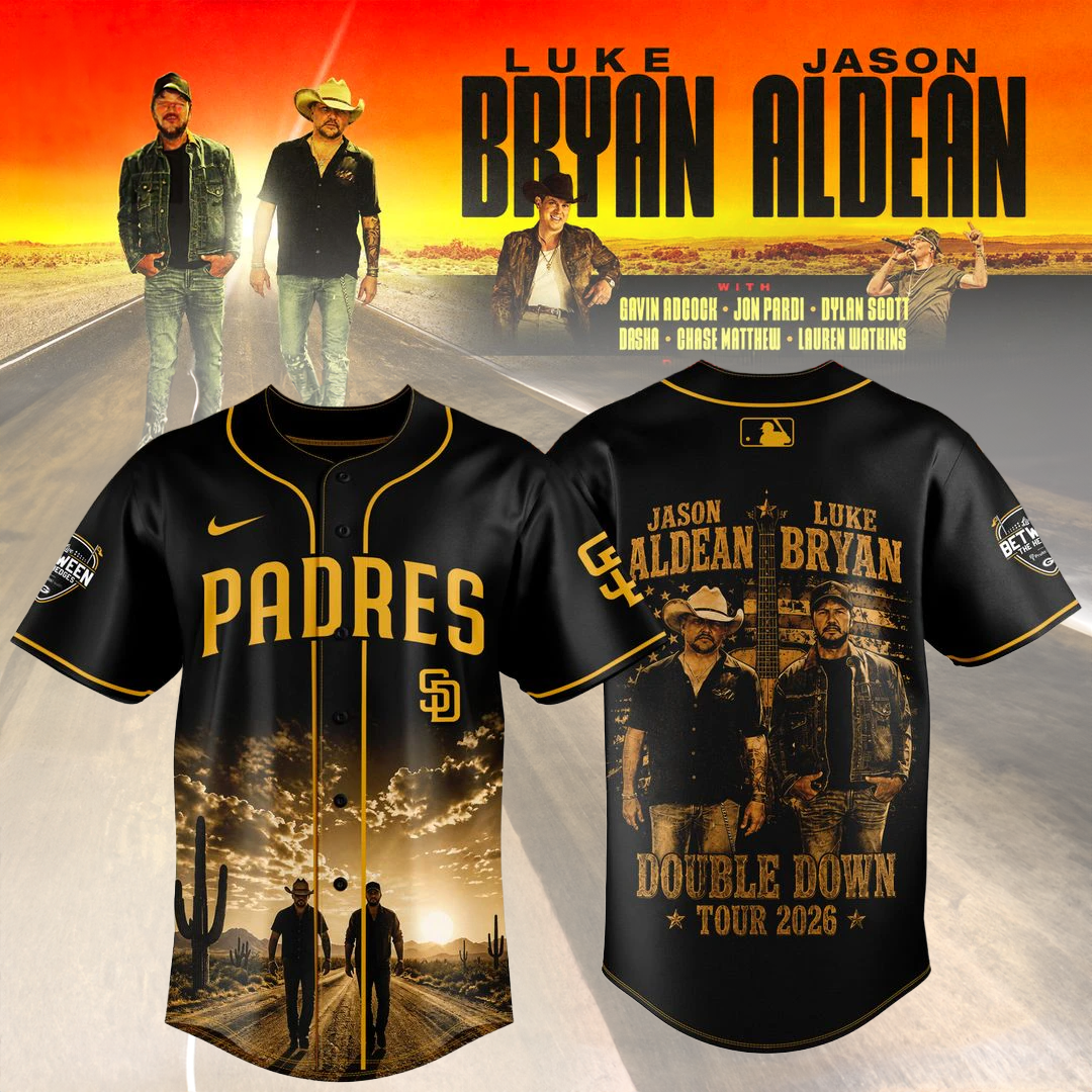 .Baseball x Jason Aldean & Luke Bryan Double Down Tour 2026 Edition Jersey