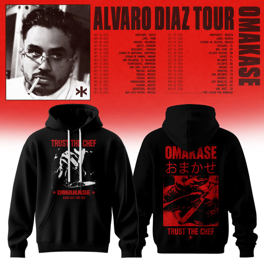Álvaro Díaz Omakase 2026 Tour Merch Hoodie