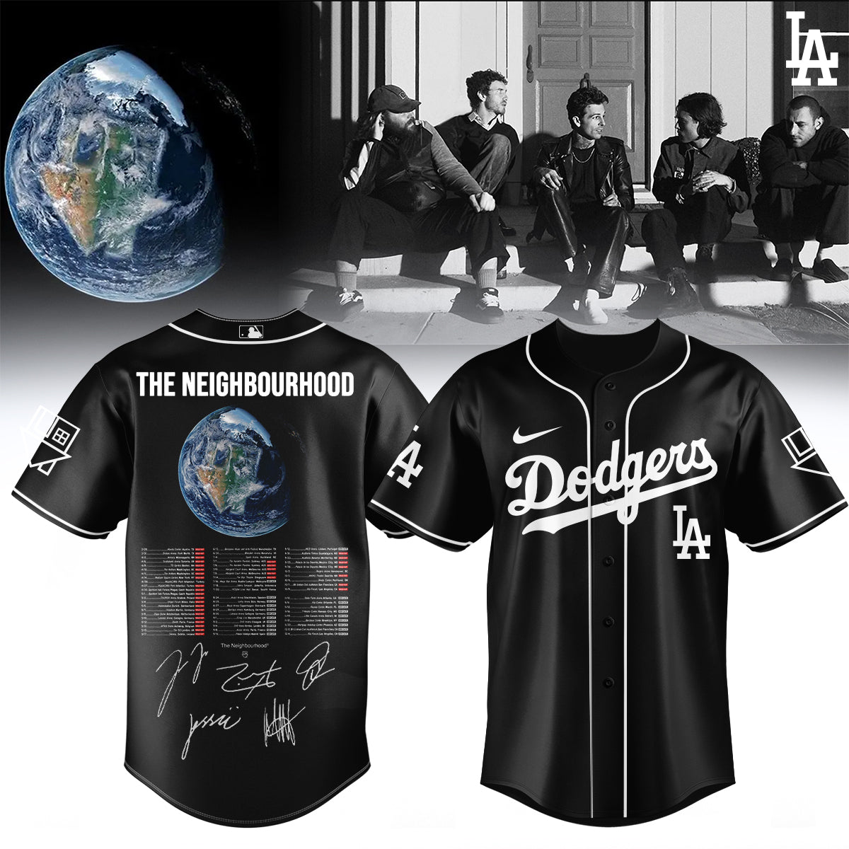 .BASEBALL ALL TEAMS x The Neighbourhood’s THE WOURLD TOUR signed Jersey