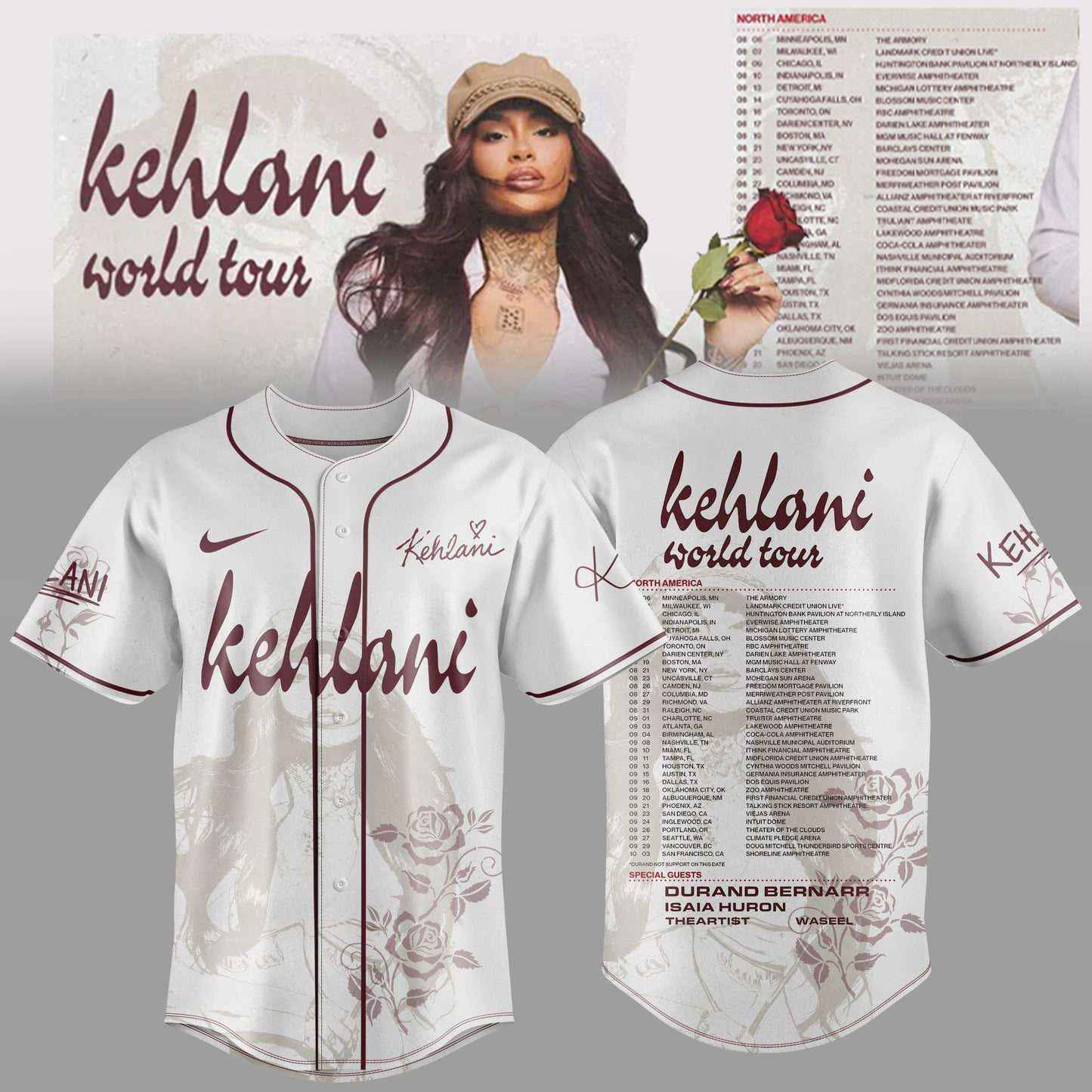 _ THE KEHLANI WORLD TOUR: North America Jersey