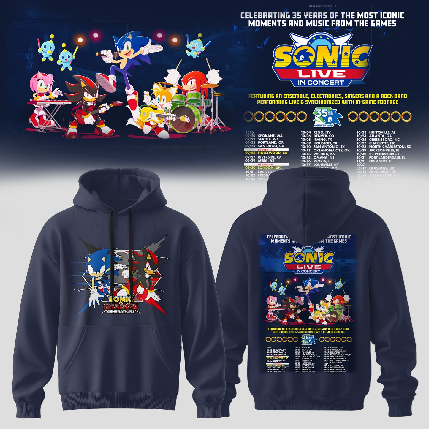 Sonic Live In Concert 2026 Limited Luxury Hoodie Are Here