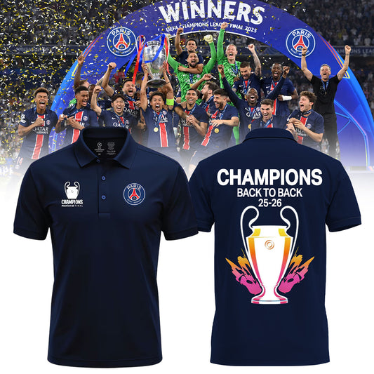 PSG Champions League Winners 25/26 Polo