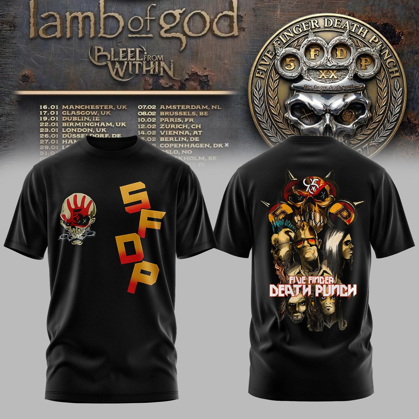 5FDP Minimal Strike T-Shirt Edition