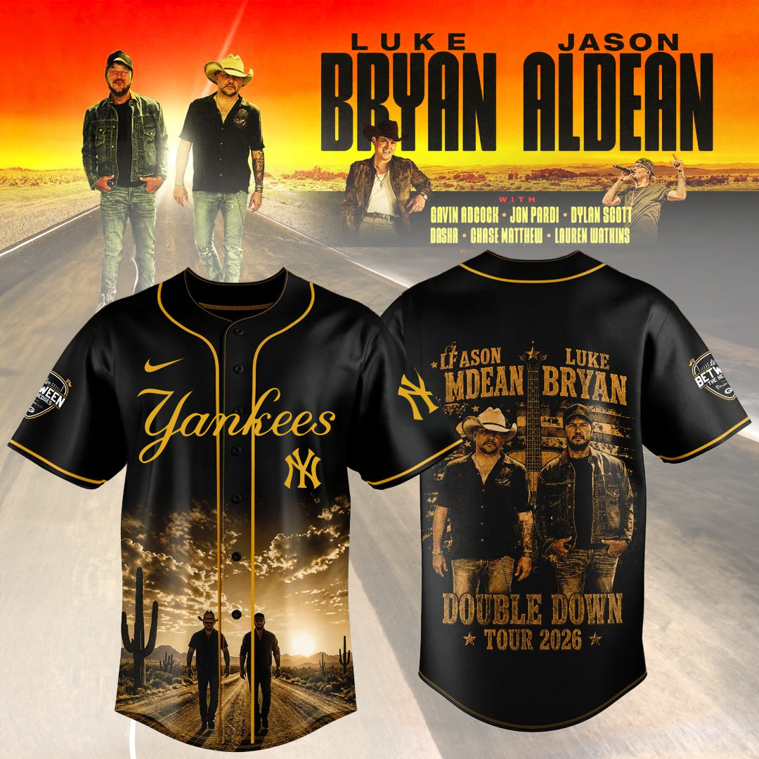 .Baseball x Jason Aldean & Luke Bryan Double Down Tour 2026 Edition Jersey