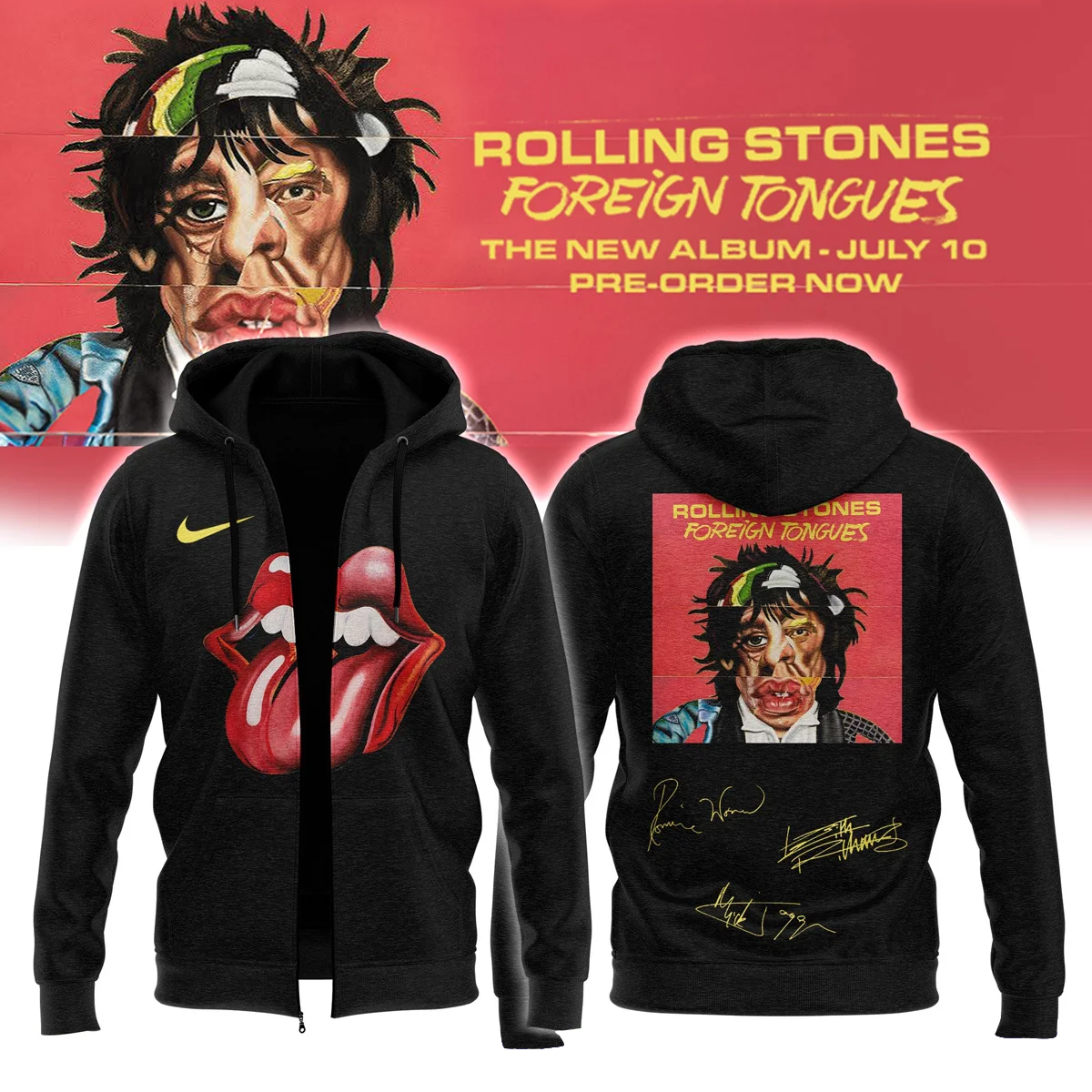 Foreign Tongues World Tour Zip Hoodie — Selling Out Fast