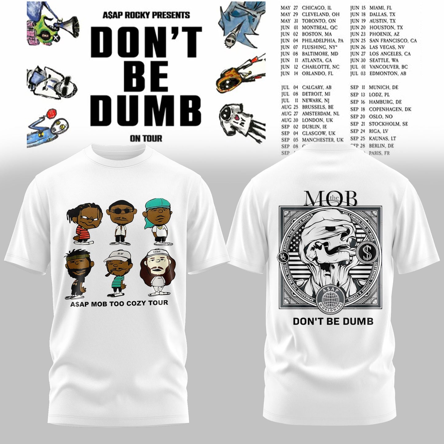 ASAP ROCKY “DON’T BE DUMB” COLLECTION TEE