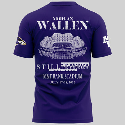 1.Special New Edition Baltimore Ravens x Morgan Wallen Tshirt 2026