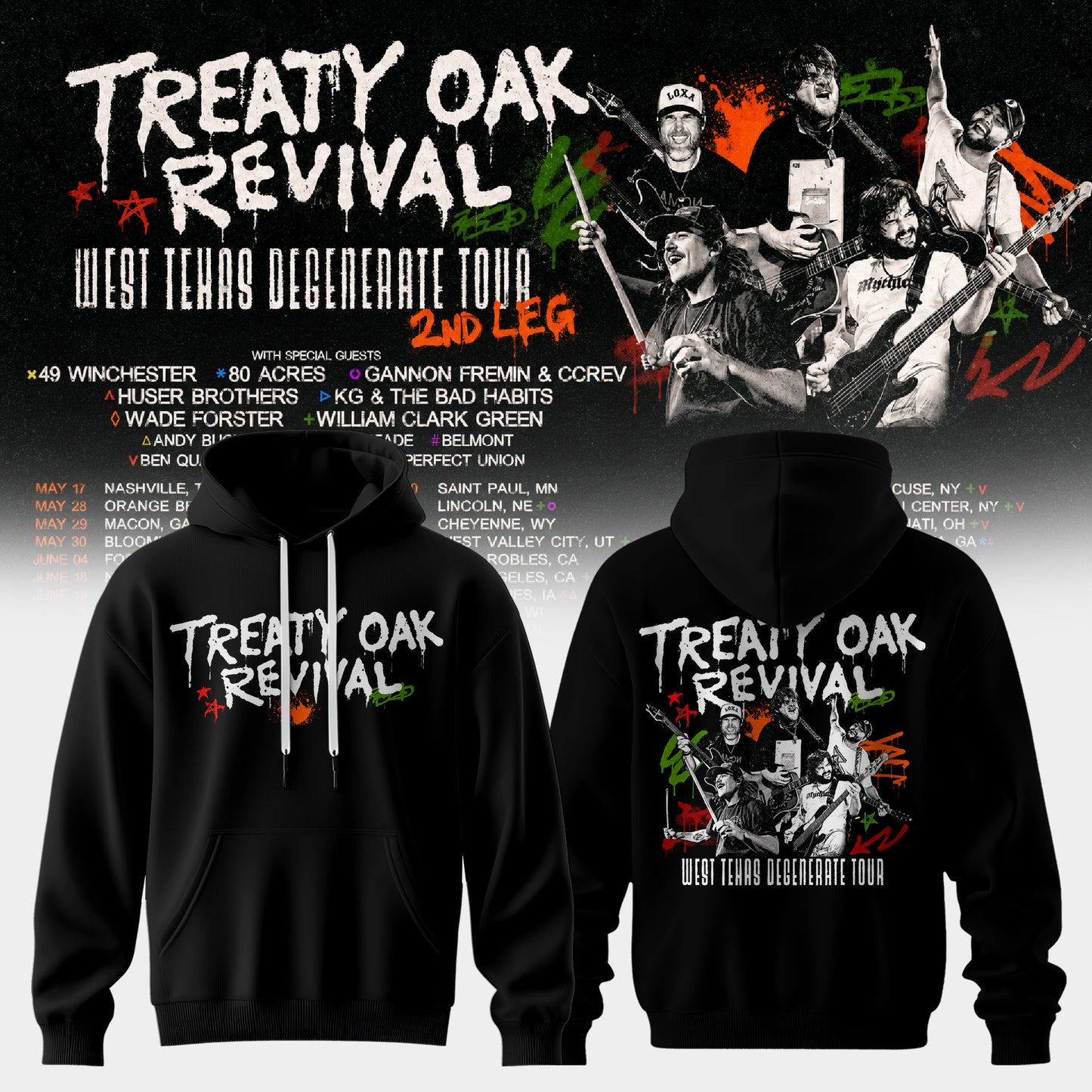 _ West Texas Degenerate Tour 2026 Hoodie