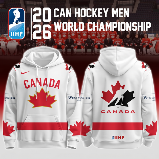 Hockey Canada IIHF 2026 World Championship Hoodie Limited Edition White