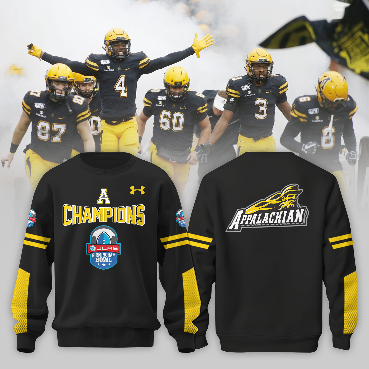 APPALACHIAN STATE– 2025  JLAB BIRMINGHAM BOWL Sweater