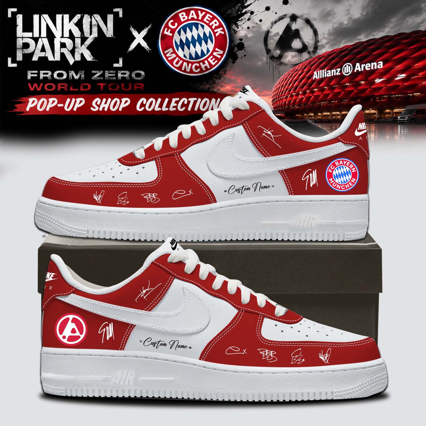 Linkin Park x FC Bayern München Shoes 12