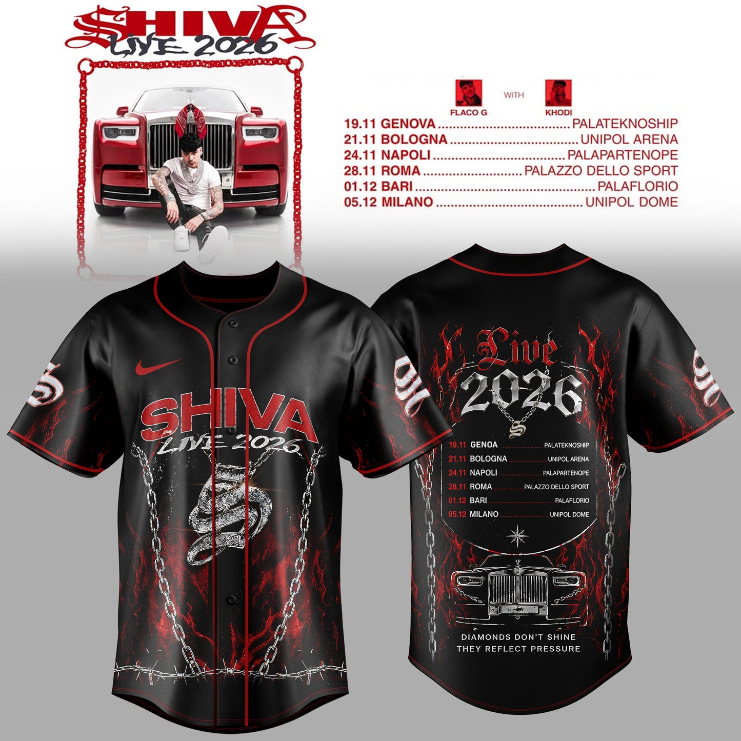 _SHIVA Live Tour 2026 Jersey
