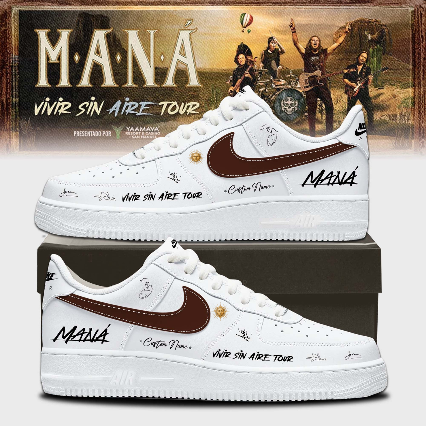 Maná “Vivir Sin Aire Tour” – Shoes