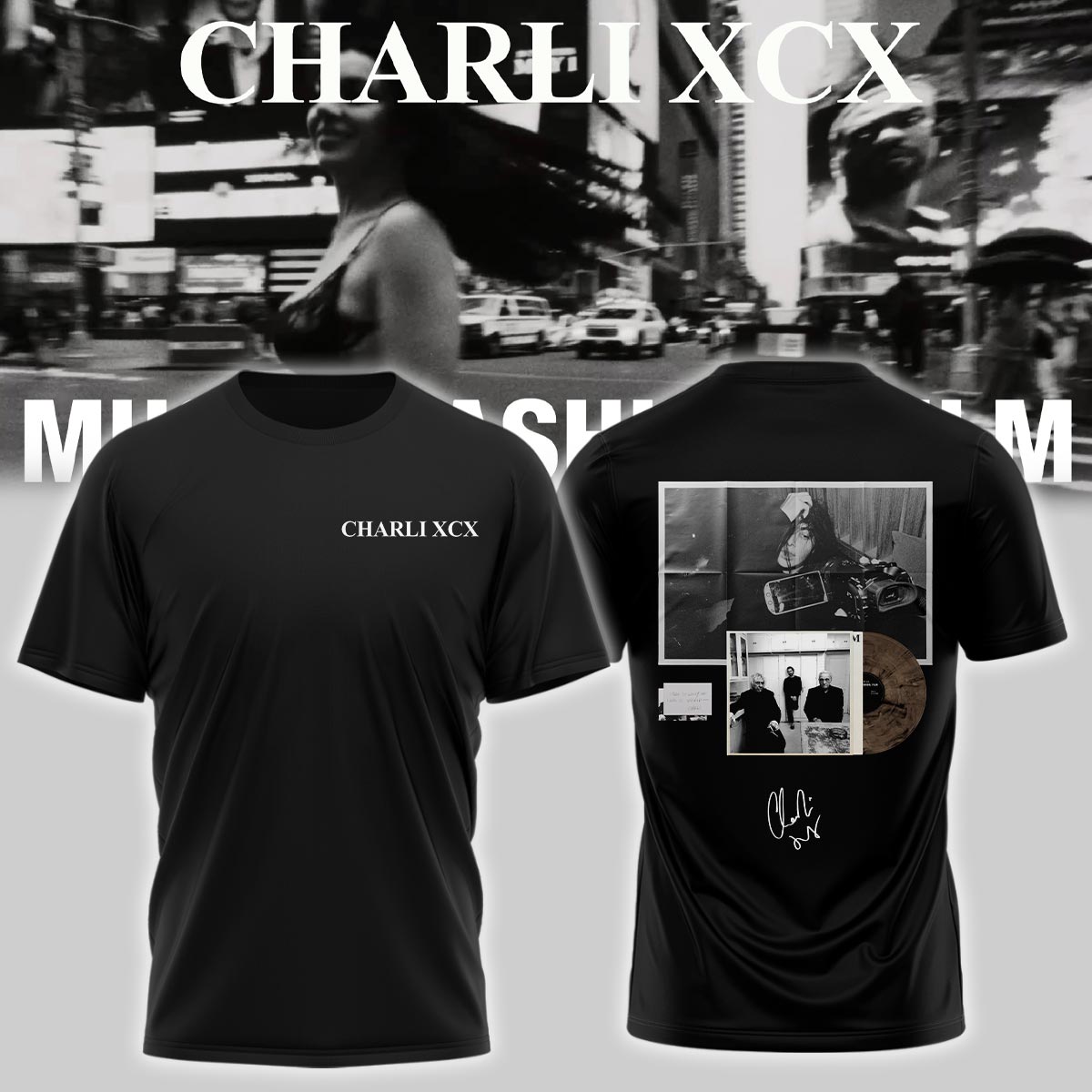 Charli_XCX “Album Music, Fashion, Film ” – TShirt