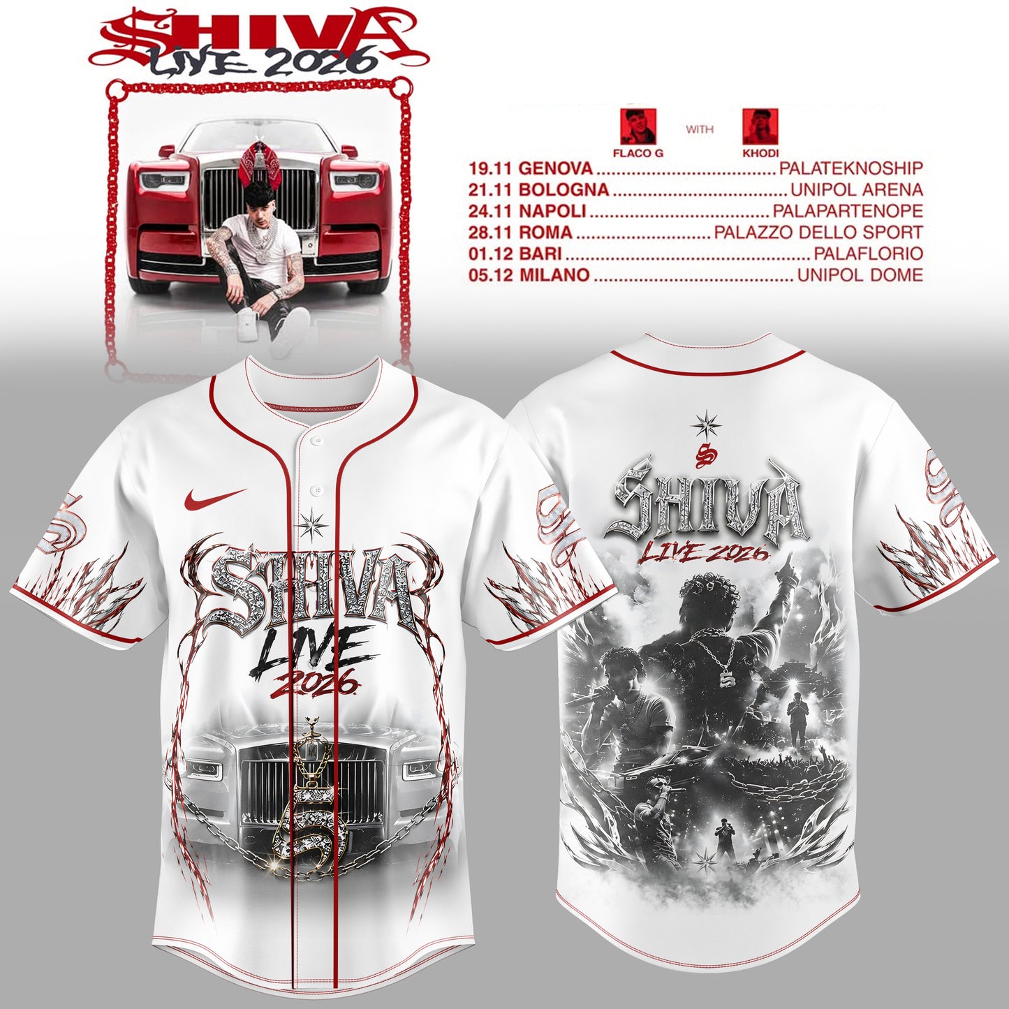 _SHIVA Live Tour 2026 Jersey