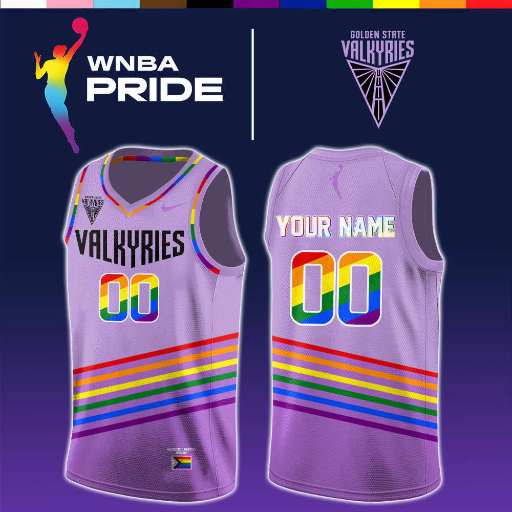 Golden State Valkyries 2026 WNBA x Pride Day Jersey Limited Edition