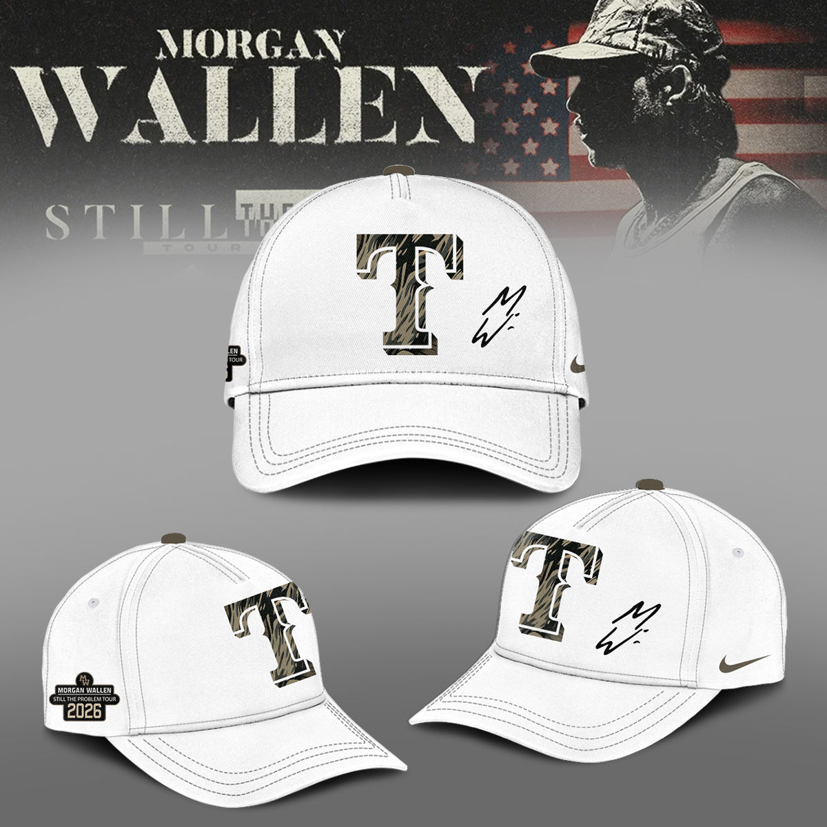 ALL TEAM x Morgan Wallen Still Problem Tour Jersey (Custom Name & Number)